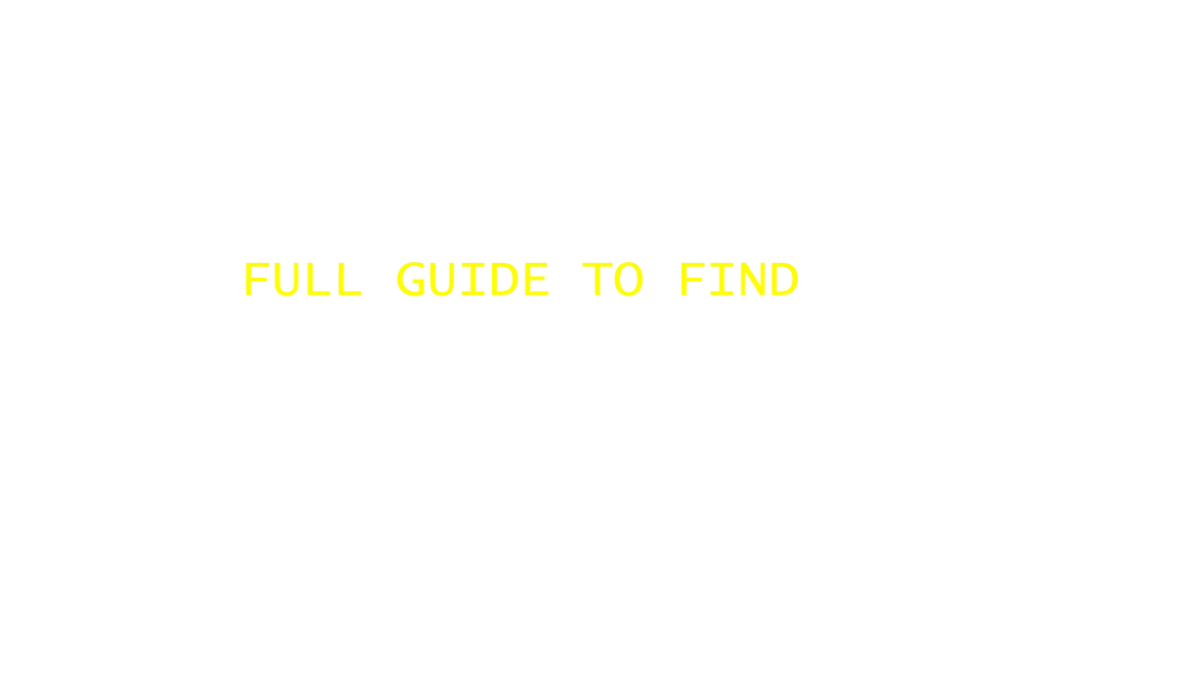 Full Guide To Find AFS